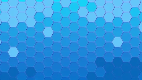 Hexagon stroke Seamless Stock Footage 138683227