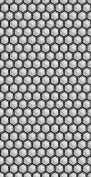 Hexagon structure white geometric Abstract technology background Stock Illustration