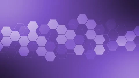 Hexagon technology background animation, Abstract hexagon pattern forming a.. Stock Footage 329385510