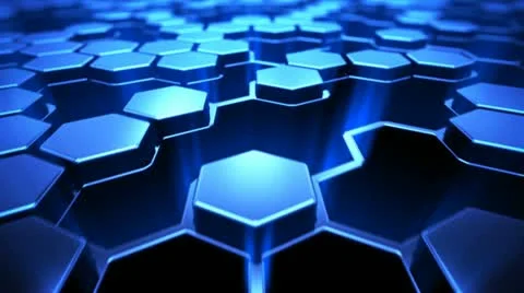 Hexagon technology background Stock Footage 21489668