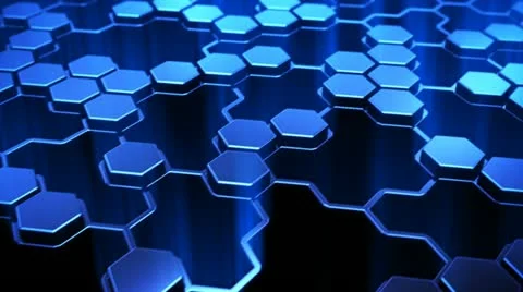 Hexagon Technology Background Stock Footage ~ Royalty Free Stock Videos ...
