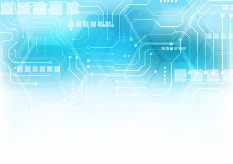 Hexagon technology background Stock Illustration