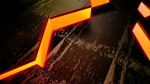 Hexagon tile glow Stock Footage 32506939