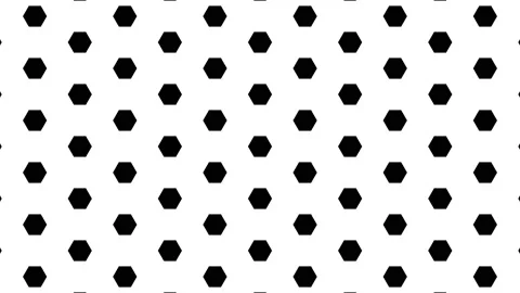 Hexagon Transition 04 - Tiny Size Tile Stock Footage 201499645