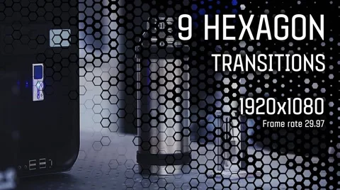 Hexagon Transitions vol.1 ~ After Effects Project #61931858