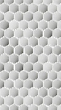 Hexagon vector texture. Hexagonal grid repeat pattern. Geometric pattern mono Stock Illustration