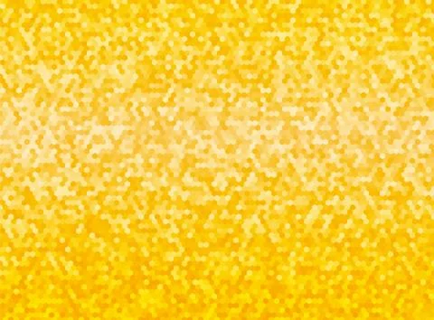 Hexagon yellow gradient background Stock Illustration