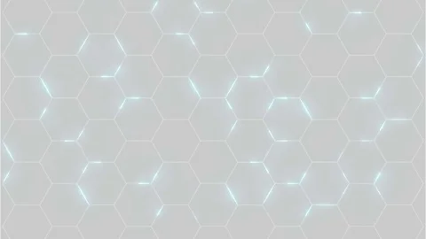 Hexagonal abstract animation Stock Footage 83803346