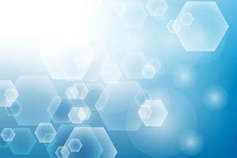 Hexagonal abstract background. Big Data Visualization. Global network connection Stockillustratie