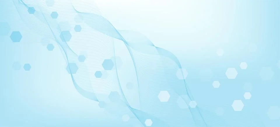 Hexagonal abstract background. Big Data Visualization. Global network connection 스톡 일러스트