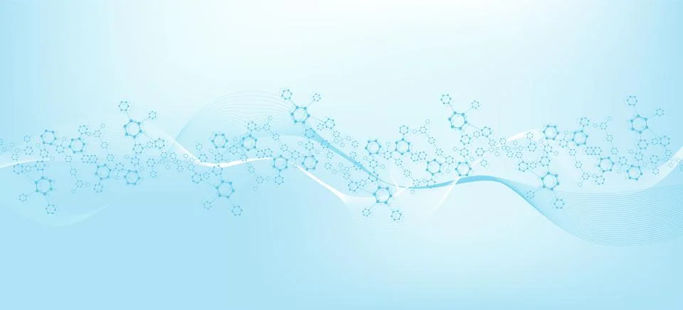 Hexagonal abstract background. Big Data Visualization. Global network connection Illustrazione stock
