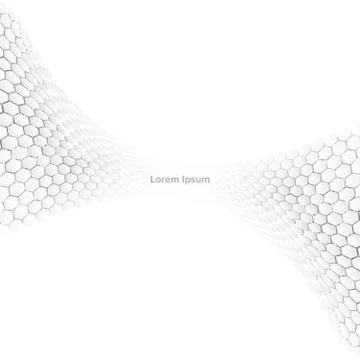 Hexagonal abstract backround Stock Illustration