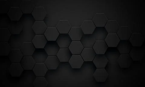 Hexagonal abstract metal background with light Illustrazione stock