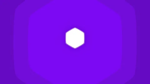 Hexagonal Abstract Pattern with Purple Tones and Central Geometric Design 스톡 동영상 341926924