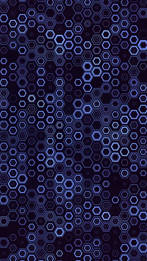 Hexagonal abstract technology background. Honeycomb pattern for Hi-Tech Stock Footage 293786891