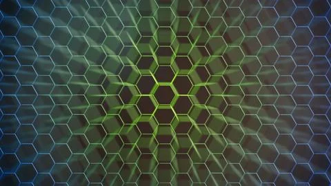 Hexagonal background for design. Stock Illustration