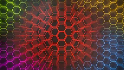 Hexagonal background for design. Stock Illustration