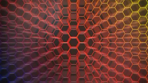 Hexagonal background for design. Stock Illustration