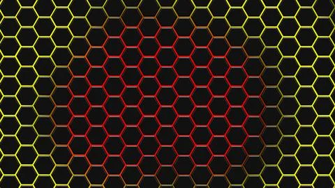 Hexagonal background for design. Illustrazione stock