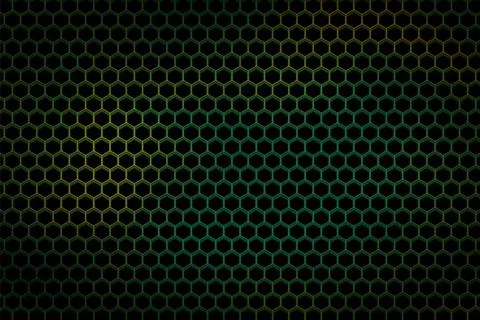 Hexagonal background. Gradient background. Stock Illustration
