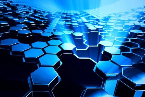 Hexagonal background. 스톡 일러스트