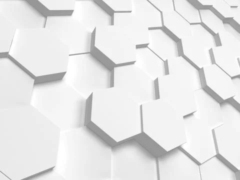 Hexagonal background Stock Illustration
