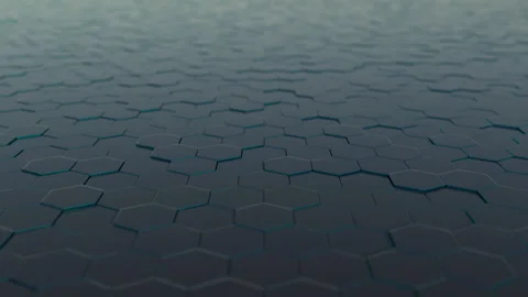 Hexagonal background loop Stock Footage 147495153