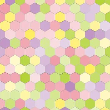Hexagonal background pattern for web and print Illustrazione stock
