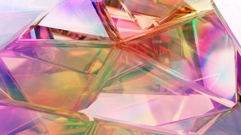 Hexagonal background template with abstract design Stock Illustration