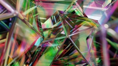 A hexagonal background template with an abstract style Stock Illustration