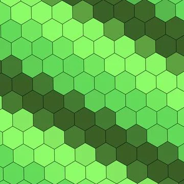 Hexagonal bright green background for wallpapers 스톡 일러스트