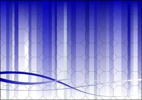 Hexagonal Business Background Stock Illustration