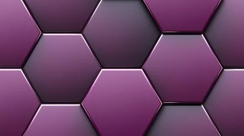 Hexagonal cells close up. Ruby colored style. 스톡 일러스트