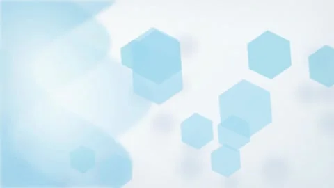 Hexagonal chemical structures drifting seamless loop motion background Stock Footage 345075865
