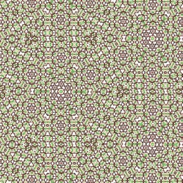 Hexagonal continuous pattern. Stylish fabric print or cover with colorful geo Stockillustratie