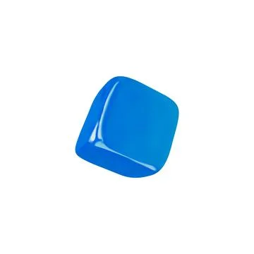 Hexagonal cube with empty fields on isolated background. Illustrazione stock