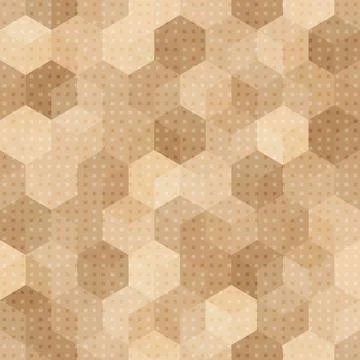Hexagonal desert camouflage seamless pattern vector stock illustration Stock Illustration
