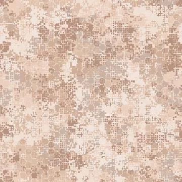 Hexagonal desert camouflage seamless pattern vector stock illustration Stock Illustration
