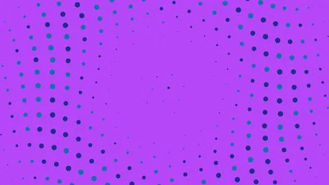 Hexagonal dots pattern on purple background Stockillustratie