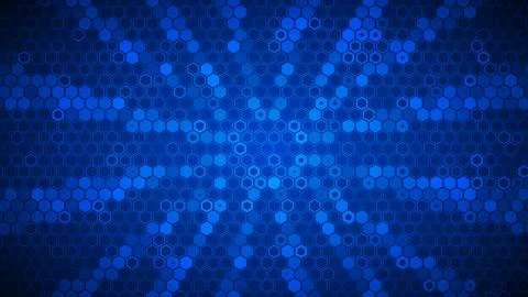Hexagonal geometric background. Abstract geometric technology pattern. Half.. イラスト素材