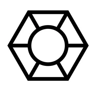 Hexagonal geometric pattern. Graphic image. Stock Illustration