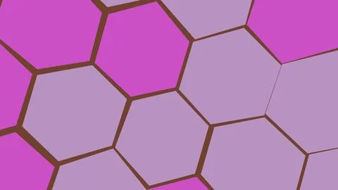 Hexagonal geometric pattern in purple 스톡 일러스트