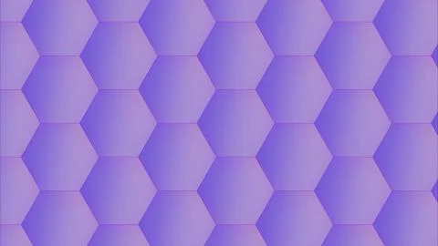 Hexagonal geometric pattern in vibrant purple gradient. Modern abstract Stock Illustration