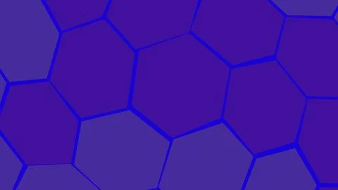 Hexagonal geometric shapes in blue tones 스톡 일러스트
