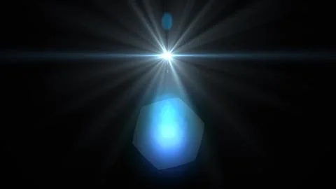 Hexagonal glow pulses softly beneath brilliant starburst effect Stock Illustration