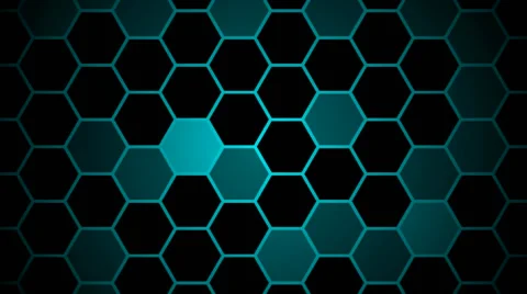 Hexagonal grid 2 Stock-Footage 46808026