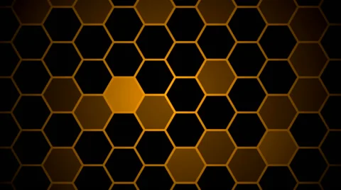 Hexagonal grid 4 Stock Footage 46808217