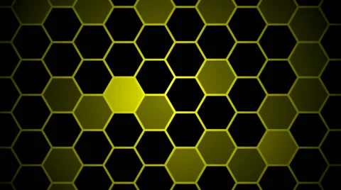 Hexagonal grid 6 Stock Footage 46808383