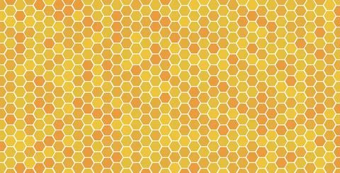 Hexagonal honeycomb bee background pattern vector abstract. Honeycomb bee hive Illustrazione stock