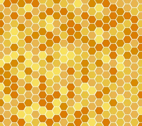 Hexagonal honeycomb bee background pattern vector abstract. Honeycomb bee hive Illustrazione stock